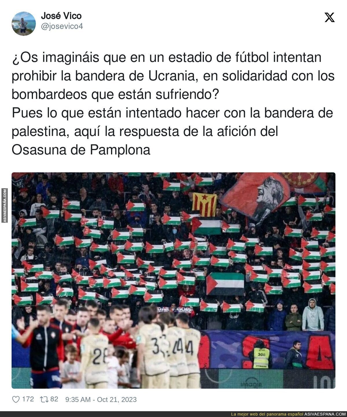 El pueblo español está con Palestina