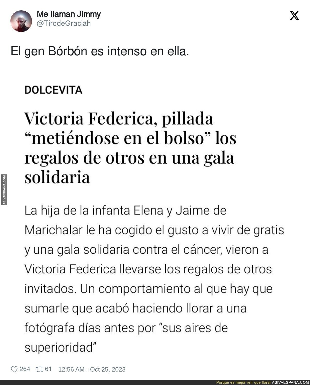 Victoria Federica es una Borbón 100%