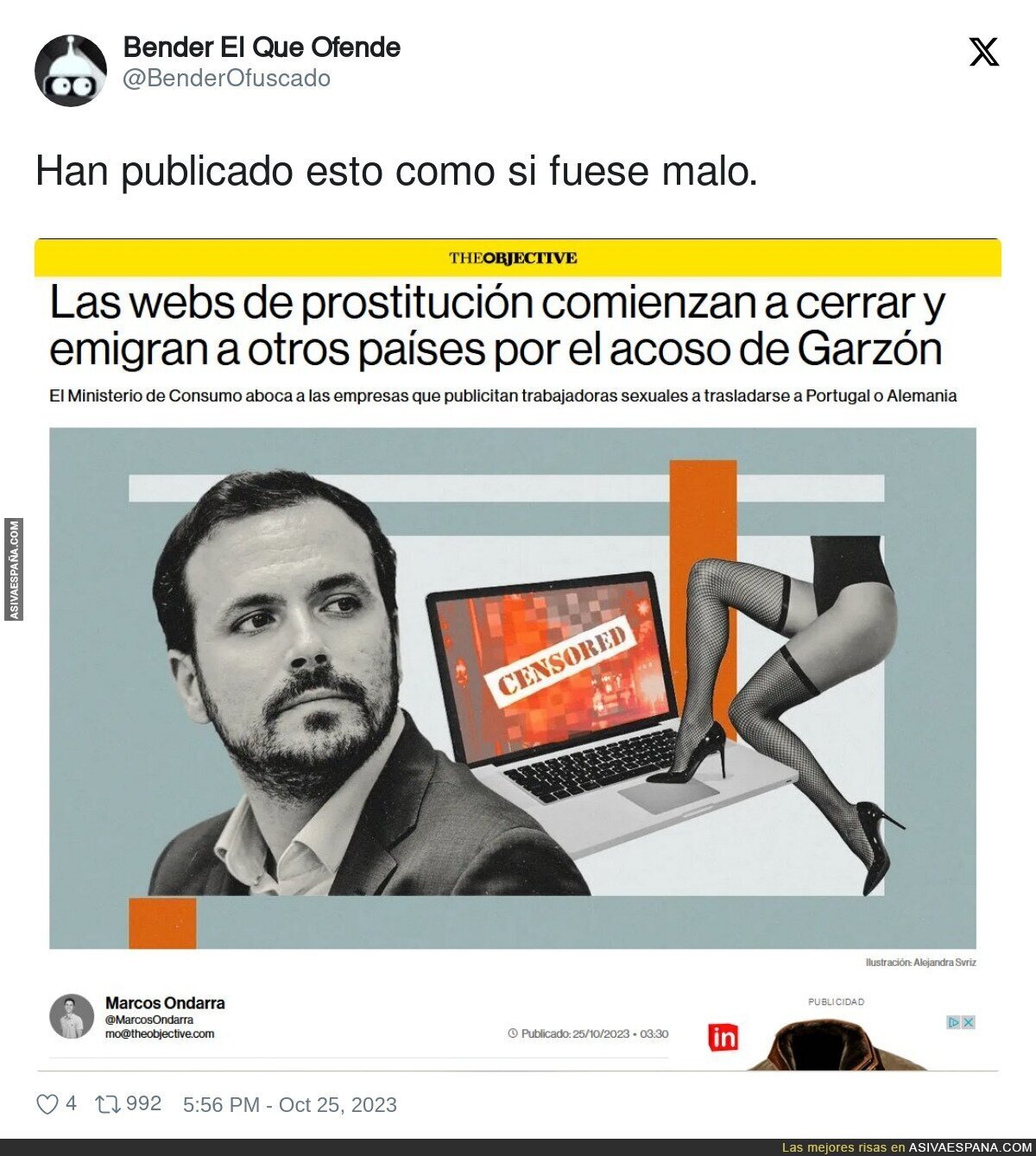 Sigue la campaña contra Alberto Garzón como si hiciese mal su trabajo