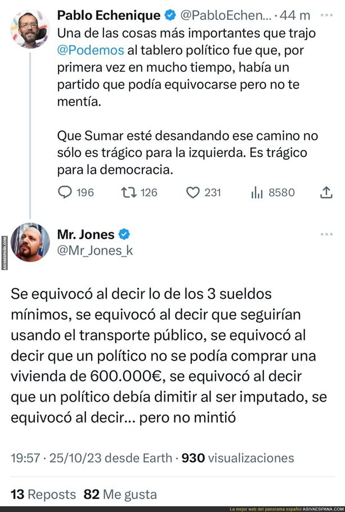 Las equivocaciones de Podemos