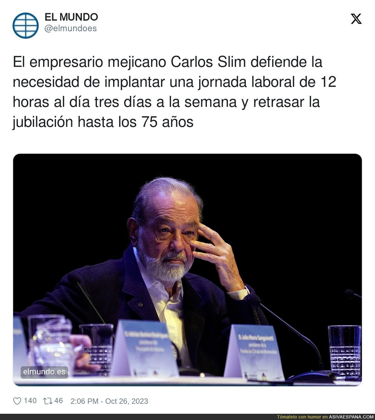 Carlos Slim quiere esclavos y así lo ha declarado