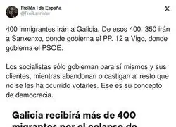 El reparto de inmigrantes por Galicia