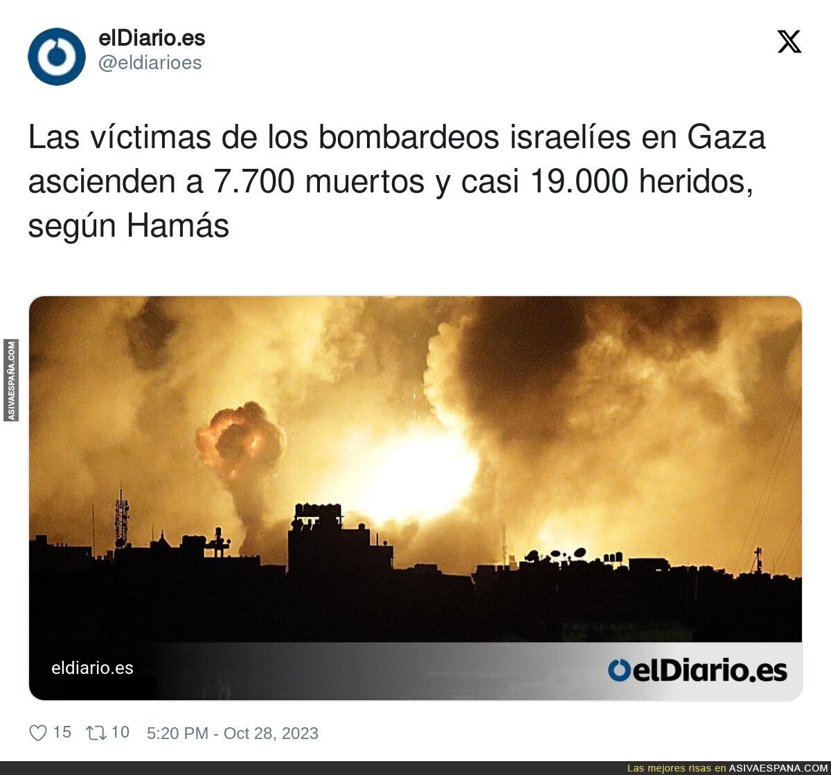 Es terrible el genocidio que está pasando en Gaza