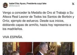 En Madrid se regalan Medallas de Oro