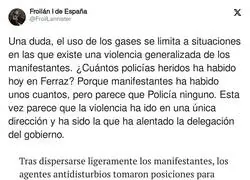 La derecha se sorprende al ver que la Policía pone orden en Madrid