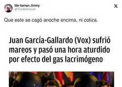 Vaya noche pasó Juan García-Gallardo