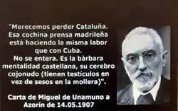 CARTA DE UNAMUNO A AZOR&Iacute;N