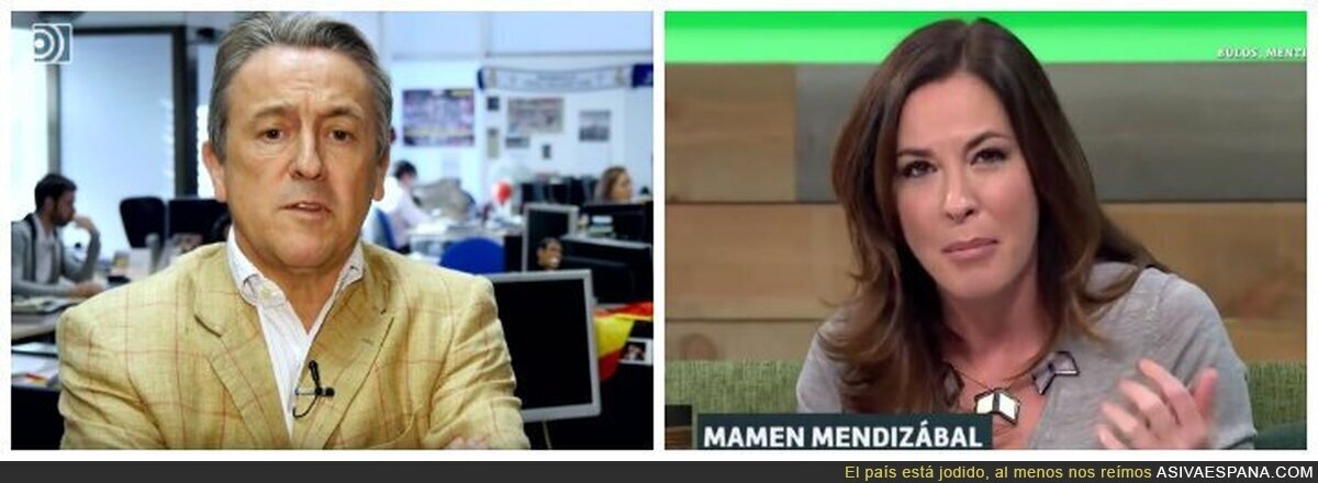 Mamen Mendizabal despachando a Hermann Tertsch en X