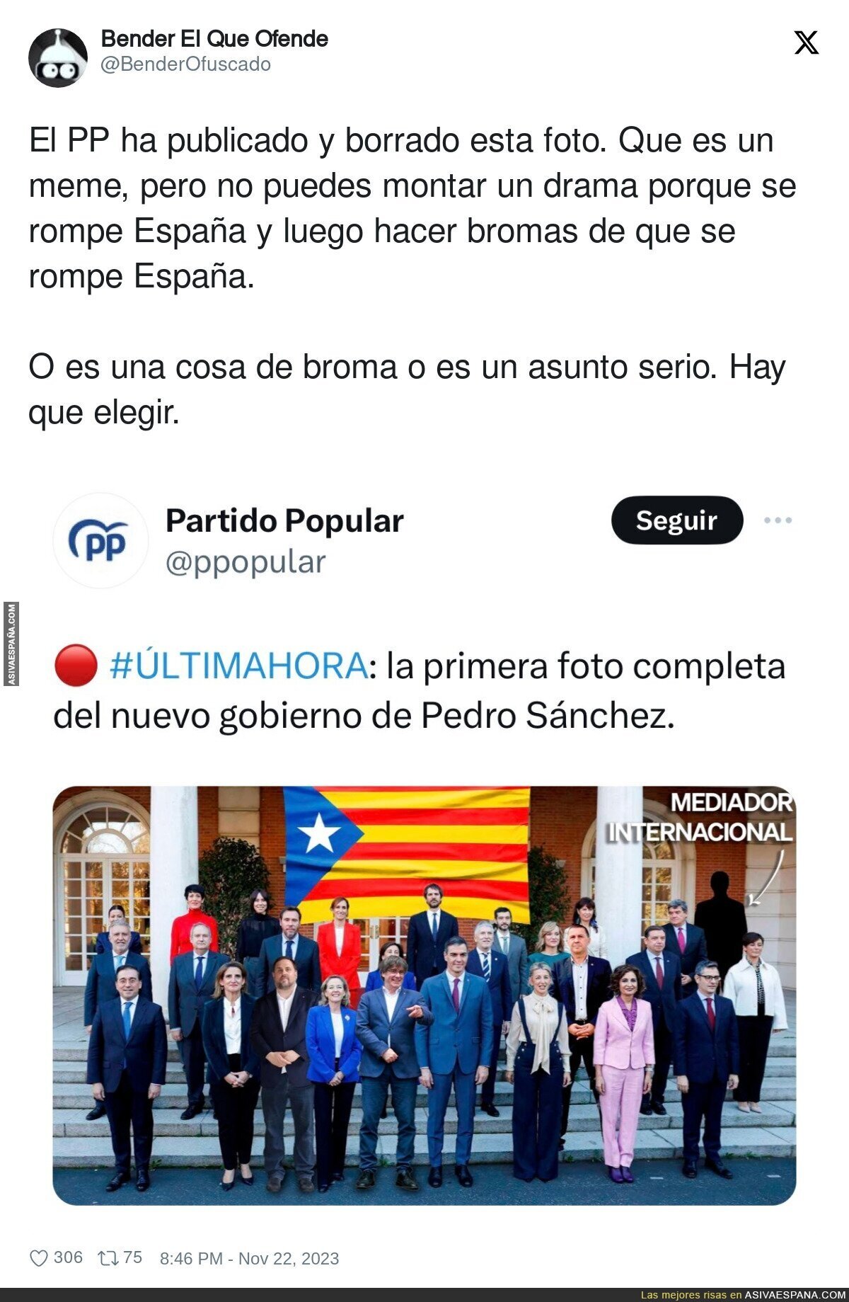 El cachondeo del PP con España