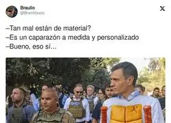 El curioso chaleco anti balas de Pedro Sánchez