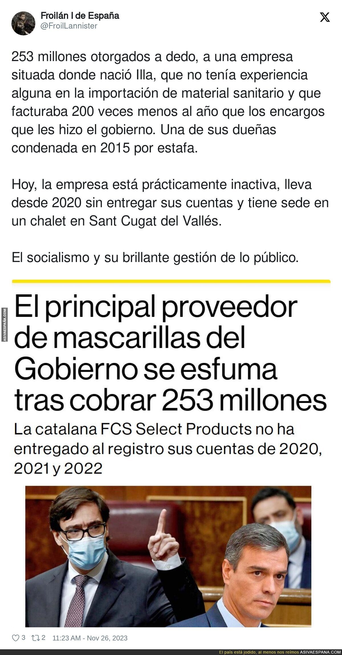 Todo corrupto en la política