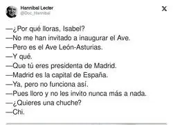 Isabel no puede m&aacute;s