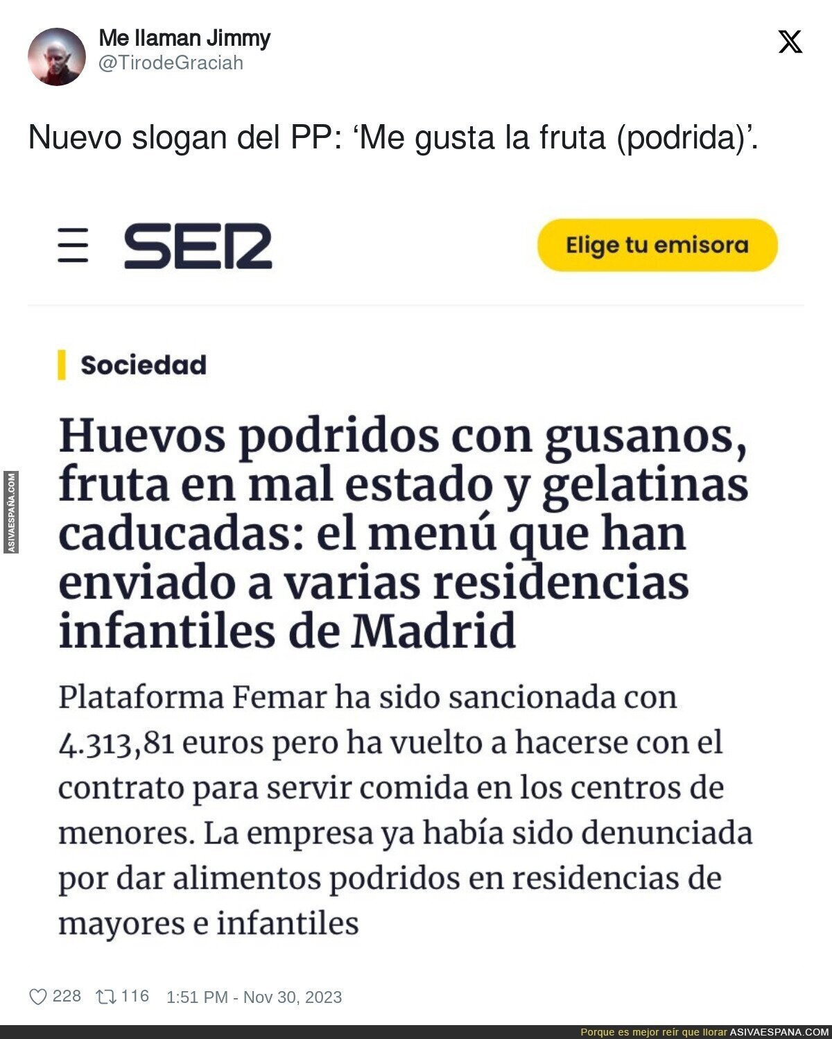 Vergüenza absoluta en las residencias de Madrid