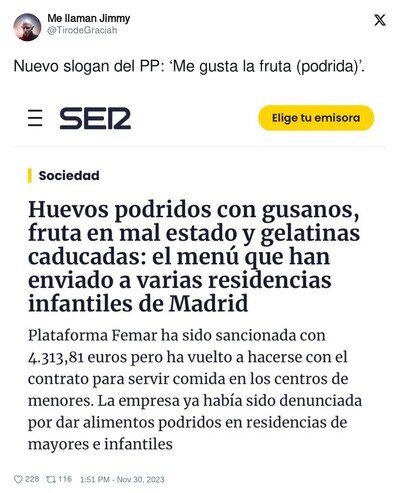 Vergüenza absoluta en las residencias de Madrid