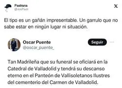 Oscar Puente sobre el fallecimiento de Concha Velasco