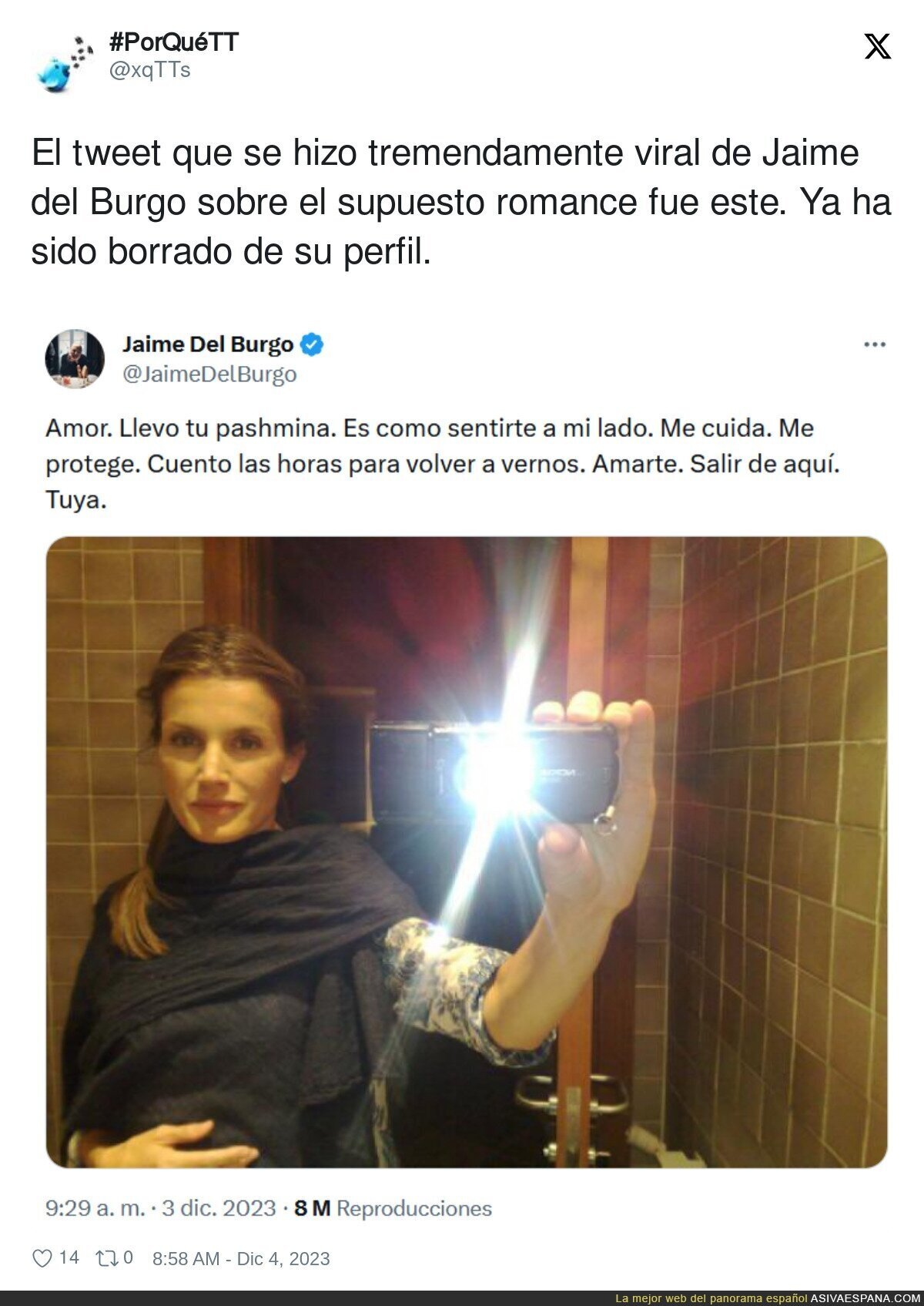 Bombazo: Letizia Ortiz le puso los cuernos a Felipe VI con su excuñado Jaime del Burgo