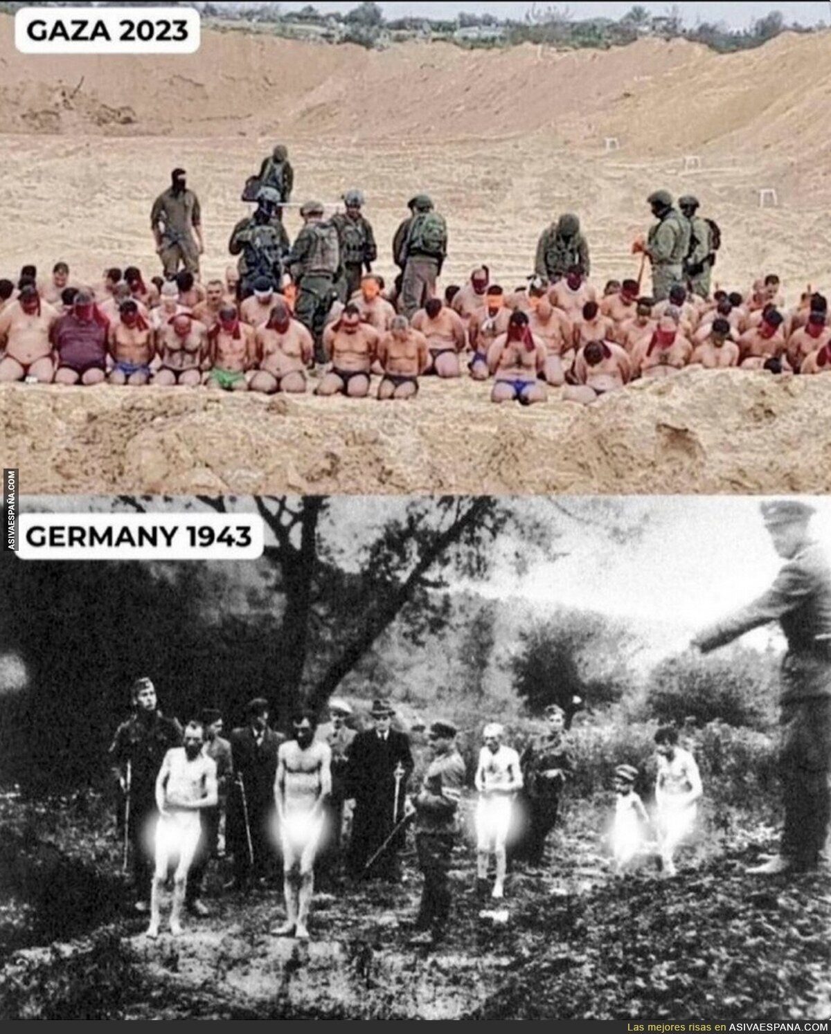 GAZA 2023 = GERMANY 1943