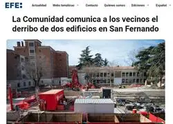 La Comunidad de Madrid derribará dos edificios afectados por las obras del metro