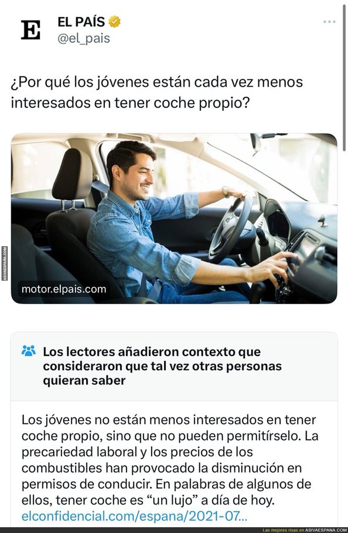 La red social X le da un revés a 'El País'