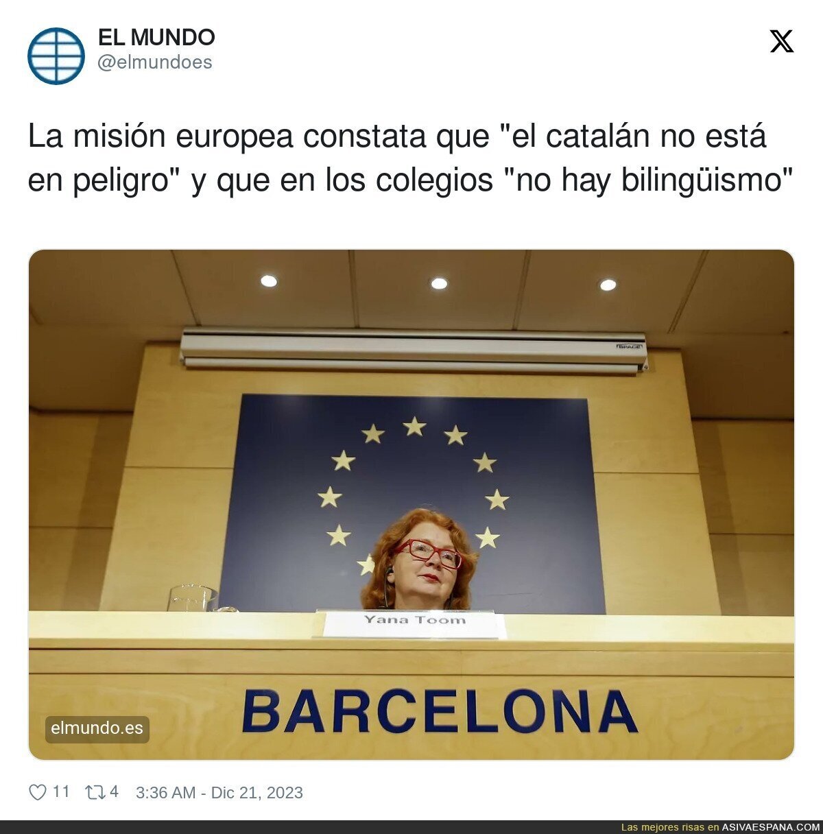 "El catalán no está en peligro"