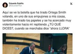 El lamentable comportamiento de Ortega Smith con Rubiño en el Pleno de Madrid