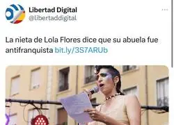 Lola Flores y su respeto a Franco que no recuerda su nieta