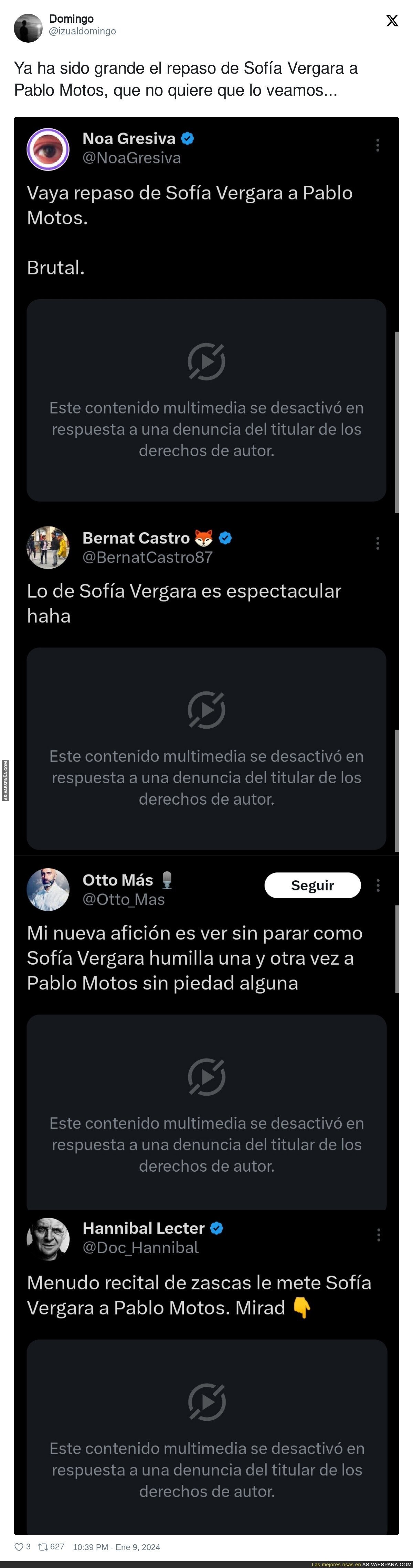 'El Hormiguero' está censurando el repaso de Sofía Vergara a Pablo Motos