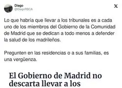 La Comunidad de Madrid no ha aprendido nada de lo sucedido en las residencias de mayores