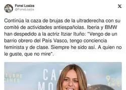 La derecha va a por la gran actriz Itziar Itu&ntilde;o