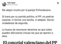 La gente del PP se beneficia de los logros conseguidos gracias al PSOE