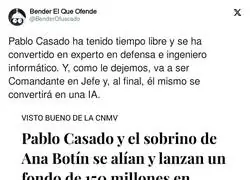 Pablo Casado cada vez tiene una profesi&oacute;n diferente