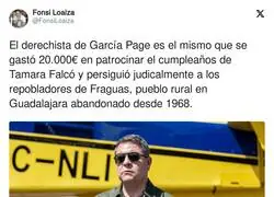 Vaya historial se le est&aacute; quedando a Garc&iacute;a Page