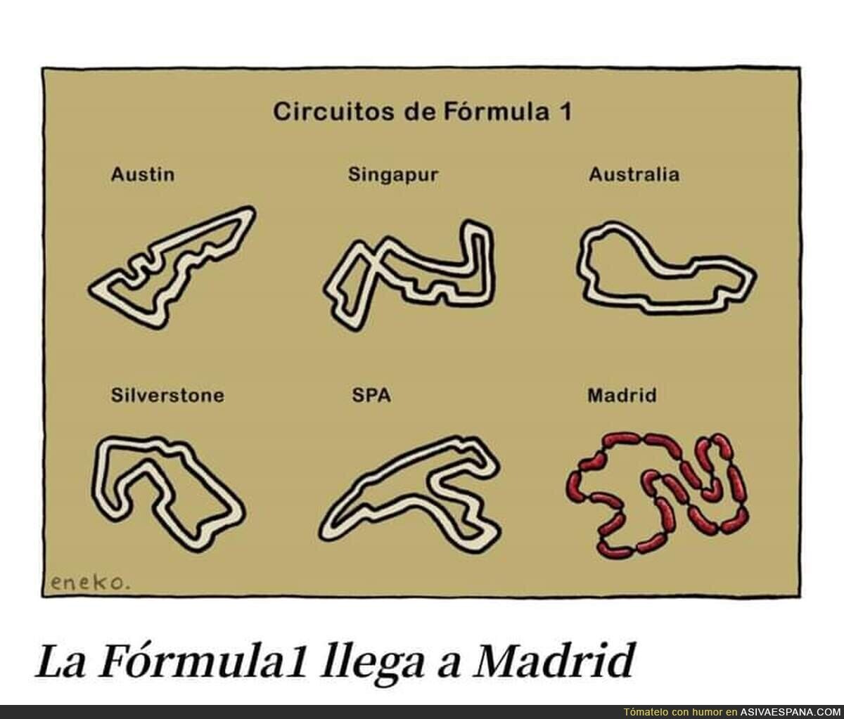 Así será el circuito de Madrid