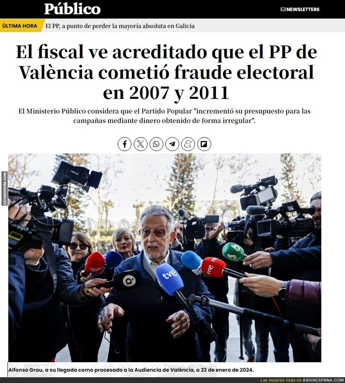 Más basura del PP en Valencia