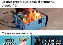 La realidad de un PC a piezas