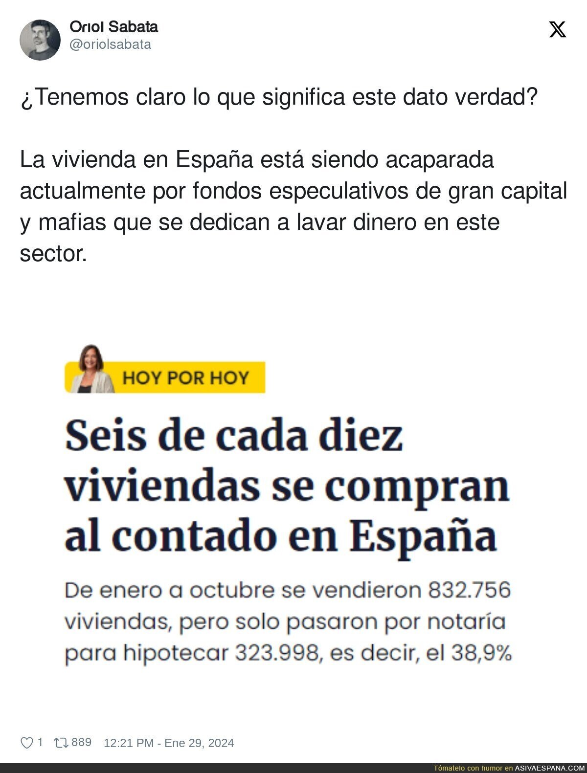 El peligroso presente que tenemos en España con la vivienda