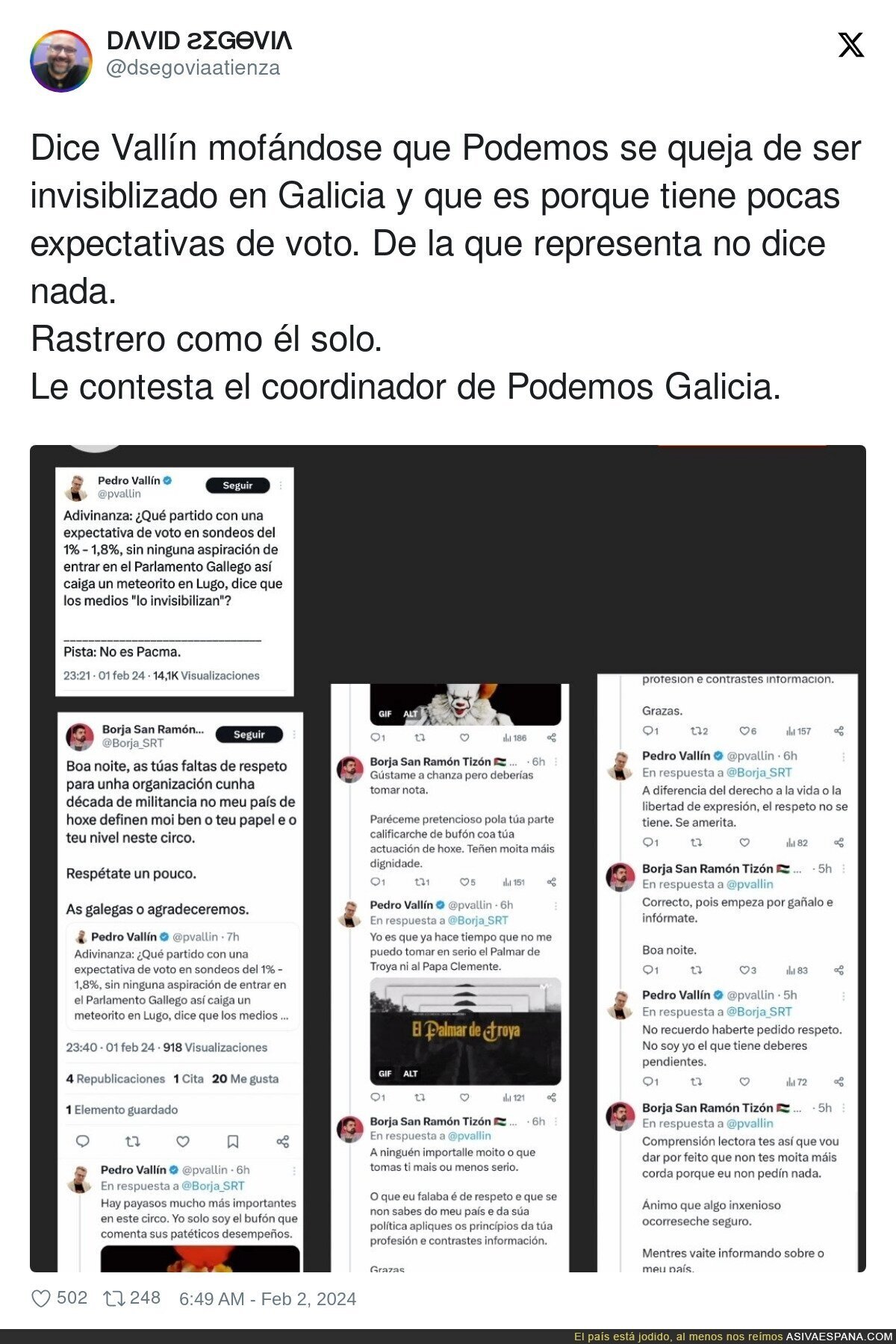 Está caliente la cosa en las elecciones gallegas