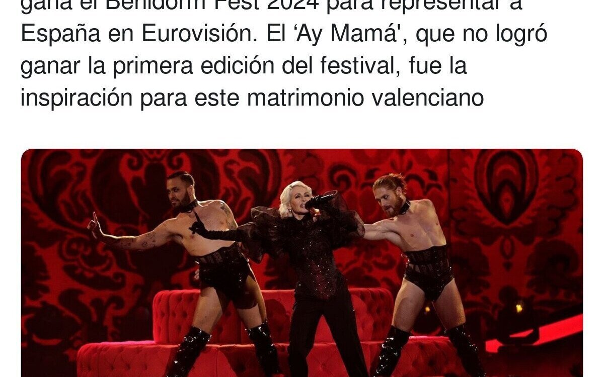El ‘Zorra’ de Nebulossa venga a Rigoberta Bandini y gana el Benidorm Fest 2024 para representar a España en Eurovisión