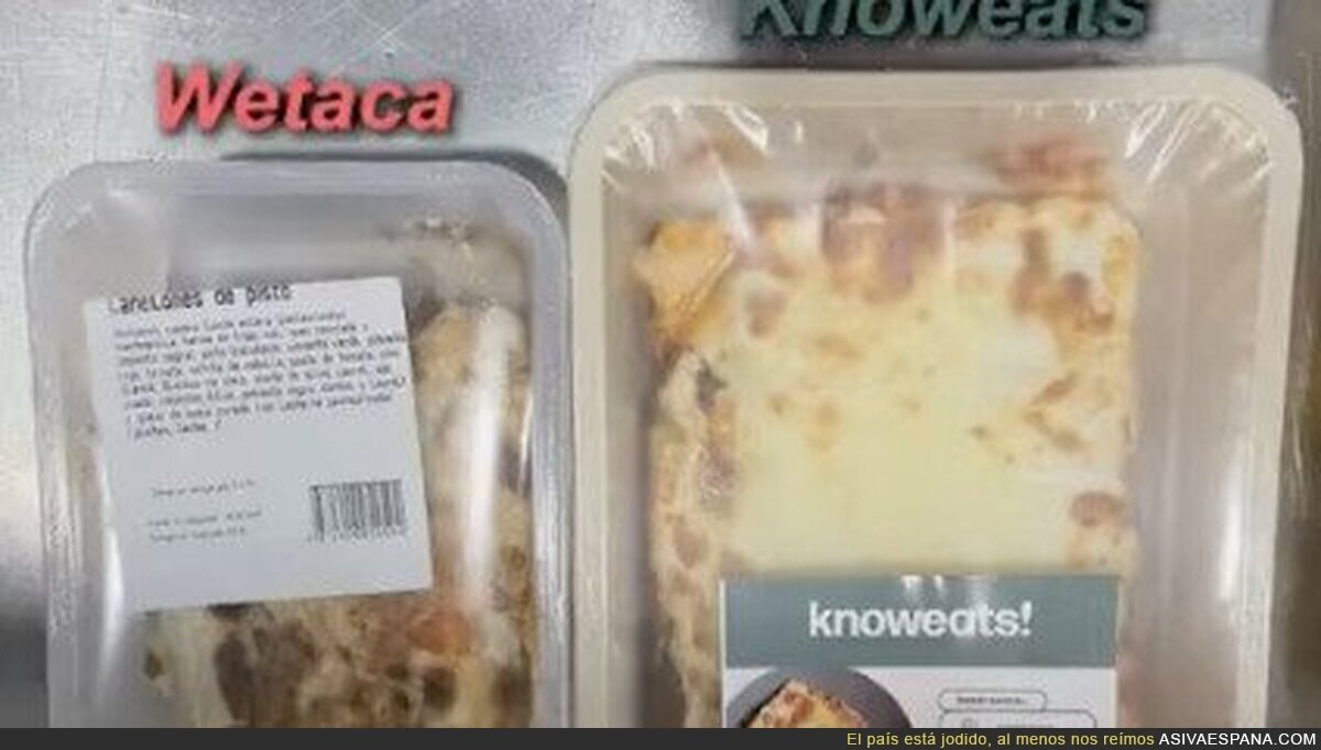 Comparan a 'Wetaca' con 'Knoweats!' (empresa del Xokas) y la diferencia es brutal