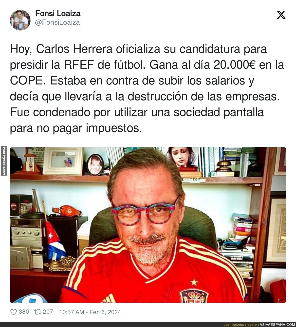 Carlos Herrera va a por la RFEF