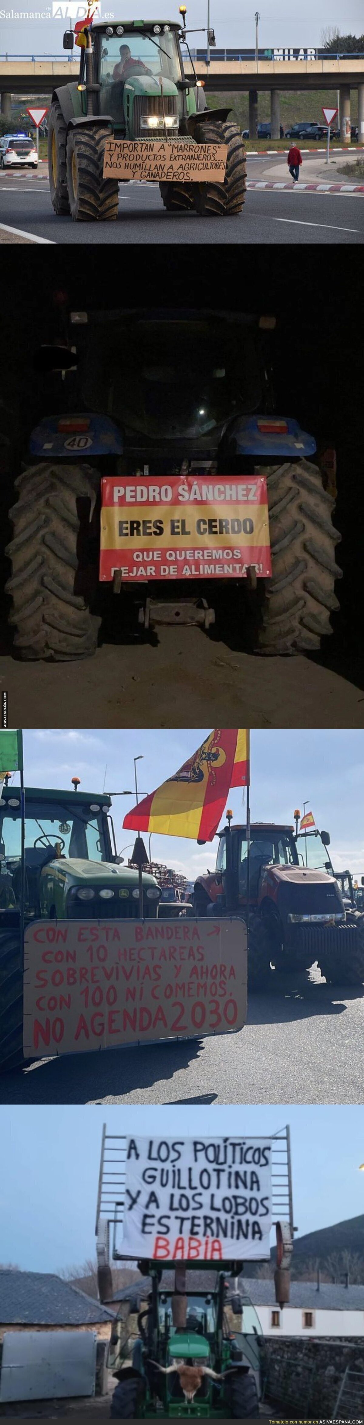 Los mensajes de los tractores
