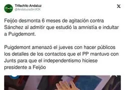 Puigdemont desmonta todo el teatro entorno al PP y la amnistía