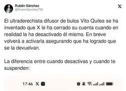 Vito Quiles no puede parar de mentir