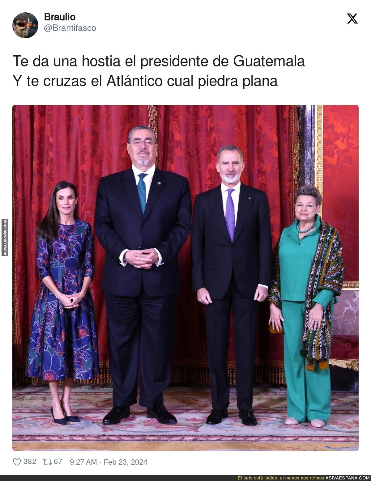 Cuidado con el presidente de Guatemala