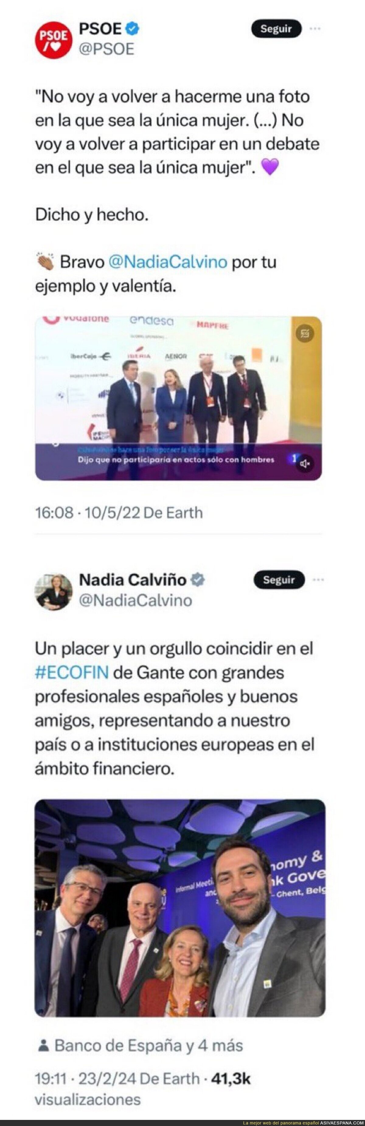 Nadia Calviño no cumple su palabra