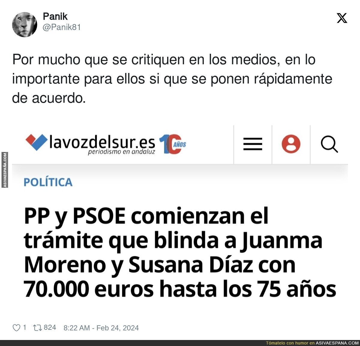 El PP y PSOE unidos en lo importante