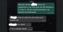 As&iacute; reacciona un jefe al tener que faltar por ir al m&eacute;dico