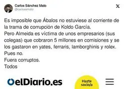 Hay que acabar con todos los corruptos sin excepci&oacute;n