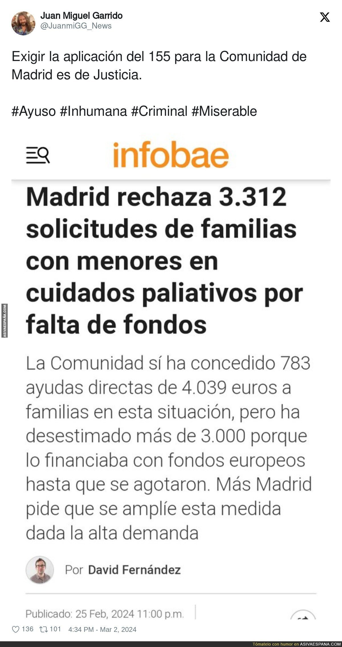 Madrid es un peligro