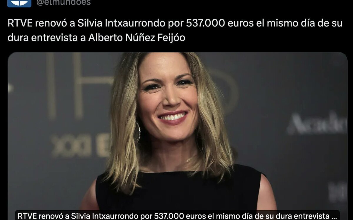 Silvia Intxaurrondo desmiente a El Mundo por esta noticia sobre su sueldo